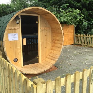 barrel sauna