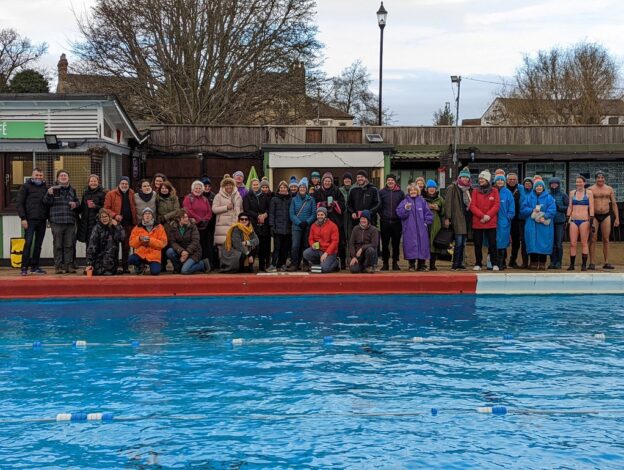 Friends Party at Jesus Green Poolside